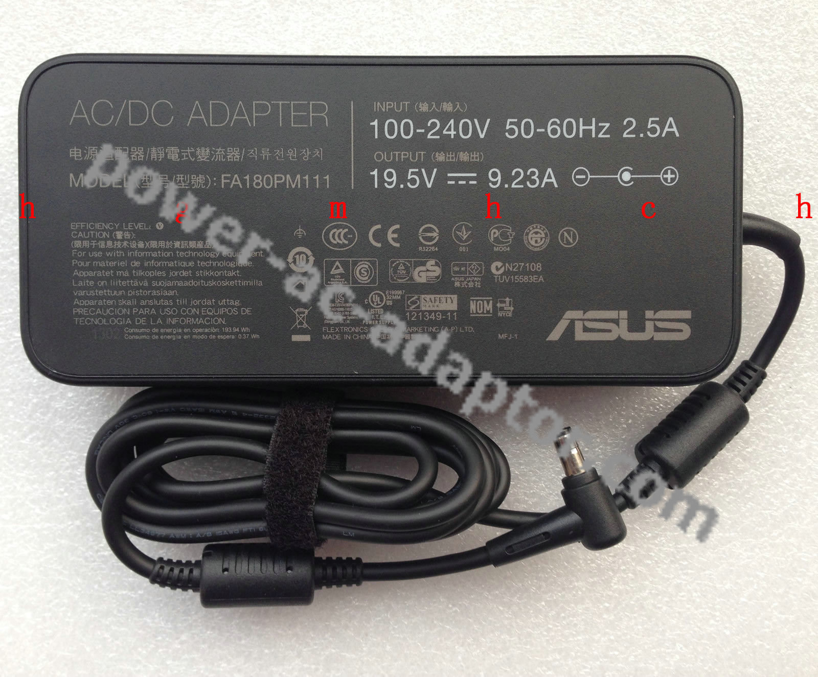 Genuine 180W ASUS ROG G750JW-DB71 19.5V 9.23A AC Power Adapter